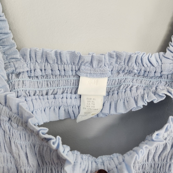 H&M Open Back Sky Blue Dress - Picture 2 of 8